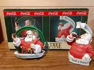 Set Ornamenti Babbo Natale Collezione Natale Coca Cola Trim A Tree 1992 - Foto 1 di 1