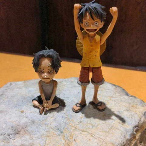 One Piece Luffy and two Aces super popular anime movie used from Japan Cover