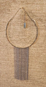 Jessica Simpson Necklace costume jewelry gold color - Picture 1 of 15