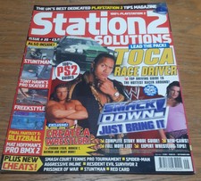 Playstation 2  Station 2 Solutions Magazine Smack Down Toca Race Driver Cheats 