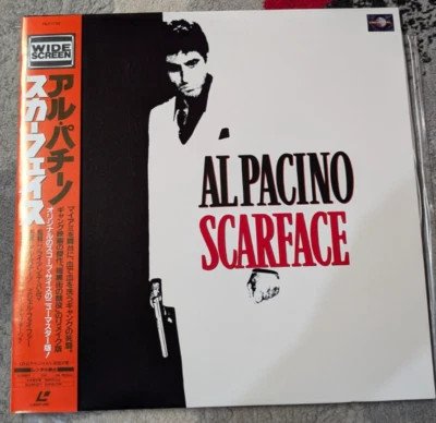 Scarface Laserdisc Japan PILF-1758 Al Pacino Brian De Palma Oliver Stone WS Foto 1 de 4