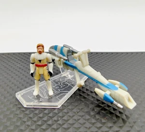 RARE STAR WARS Micro Galaxy Squadron Series 2 CHASE OBI-WAN KENOBI BARC SPEEDER - Picture 1 of 8