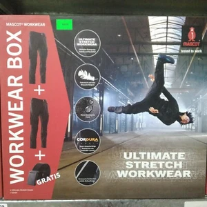 Mascot Ultimative Stretch Workwear Box 2x Hose 18479-311-09 + gratis Gürtel