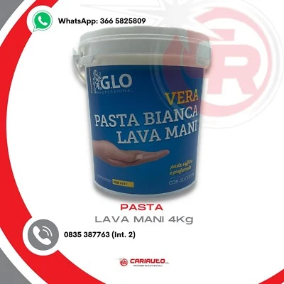 Pasta Lavamani Soffice e Profumata Professionale 4Kg Con Glicerina MADE IN ITALY - Immagine 1 di 4