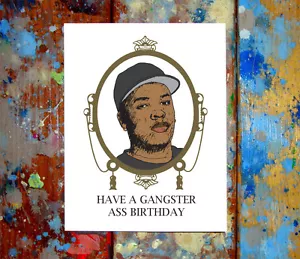 Biglietto di auguri di buon compleanno Dr. Dre The Chronic Gangster Compton Gangsta Cali - Foto 1 di 1