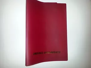 A5 BURGUNDY CAR DOCUMENT HOLDER HOLDER WITH CARD POCKET - Picture 1 of 2