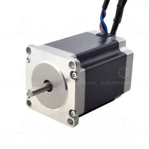 STEPPERONLINE Nema 23 motore passo-passo a circuito chiuso 262 once φ0,25 pollici con encoder CNC - Foto 1 di 5