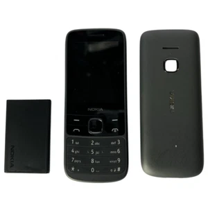 Nokia 225 4G TA-1282 Candy Bar Cell Phone GSM 2.4” Gray 4G Global Black Complete - Afbeelding 1 van 8