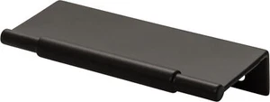 Top Knobs TK971BLK Crestview Tab Pull 4" (c-c) Flat Black - Picture 1 of 1
