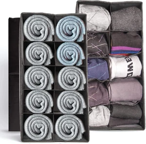 Organizzatore per Cassetti 2 Pezzi Con 20 Griglie Grandi (Circa 8X6X13Cm/Griglia - Foto 1 di 12