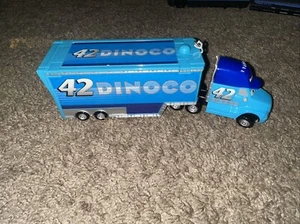 Disney Pixar Cars Piston Cup #42 Dinoco Hauler Semi Truck N9711 Mattel - Picture 1 of 1