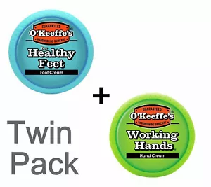 O'Keeffe's 1 X WORKING HANDS & 1 X HEALTHY FEET CREAM 91g TWIN ONLY £16.99 - Picture 1 of 12