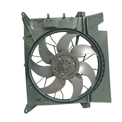 Conjunto duplo de radiador e ventilador condensador compatível com Volvo XC90 2003-2014 - Imagem 1 de 4