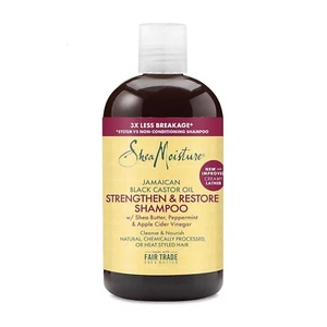 Shea Moisture 100 % reines sulfatfreies jamaikanisches Rizinusöl Shampoo 13 Oz. - Bild 1 von 1