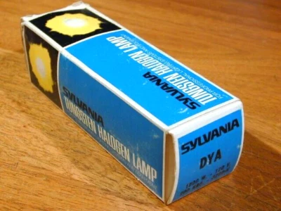 SYLVANIA DYA 1000 WATT 120 VOLT TUNGSTEN HALOGEN BULB NEW IN ORIGINAL BOX - Image 1 of 2