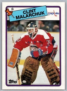 Clint Malarchuk 1988-89 Topps HOCKEY #25 Washington Capitals - Picture 1 of 2