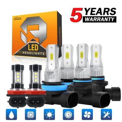 Kit faros LED + faros antiniebla 10000 k para Toyota Venza 2009-2015 2016 Foto 1 de 4