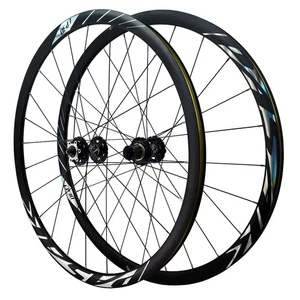 Road Bike Wheels 700C Bicycle Wheelset 30mm Depth 6 Pawl Disc Brake 24 Holes - Picture 1 of 36