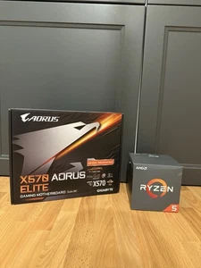 AORUS X570 + AMD Ryzen 5 5600X + 16 GB RAM | Płyta główna + CPU + pakiet RAM - Zdjęcie 1 z 6