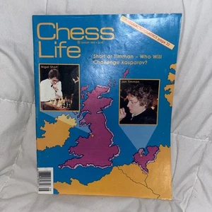 1992 Chess Life Magazine Nigel Short or Jan Timman Challenge Kasparov FREE SHIP - Imagen 1 de 10