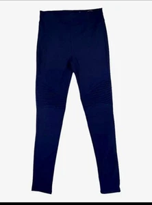 New Mix Women or Girl Size L/XL Leggings Blue 2 Back Pockets Stretch Fit - Picture 1 of 4