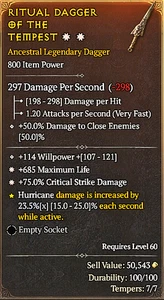 🔥Diablo 4 Season 10 ⭐2GA 1H Schwert Life Crit Dam - Bild 1 von 2