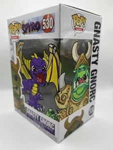 Funko Pop Gnasty Gnorc 530 Obra de Arte Personalizada Certificado de Autenticidad Protector Spyro Games - Imagen 1 de 9