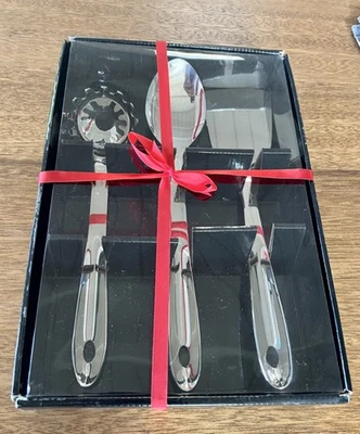 ПОЛНОСТЬЮ ОДЕТЫЙ ПОЛНОСТЬЮ ПРОФЕССИОНАЛЬНЫЙ НАБОР ИЗ 3 ПРЕДМЕТОВ ИЗ НЕРЖАВЕЮЩЕЙ СТАЛИ - Изображение 1 из 4