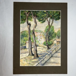 Original Carol Myer Impressionism Country Modern Art Painting Oil On Paper USA - Picture 1 of 14