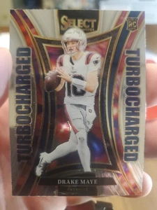 2024 Panini Select - Turbocharged Drake Maye #24 (RC) Patriots - Bild 1 von 6