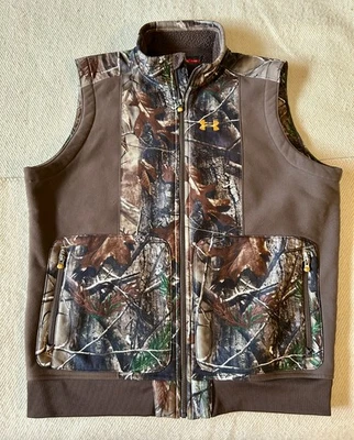 Chaleco Under Armour Camuflado Para Hombre Forrado de Vellón Rendimiento Talla XL Foto 1 de 4