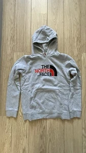 Kids grey the north face pullover hoodie size xl - Picture 1 of 3