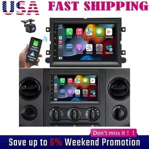 FOR FORD F150 2004-2008 7" ANDROID 12.0 CARPLAY CAR STEREO RADIO GPS NAV 2+32GB - Picture 1 of 18