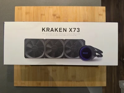 NZXT Kraken X73 360mm All-in-One (AIO) RGB Liquid CPU Cooler - Image 1 of 4