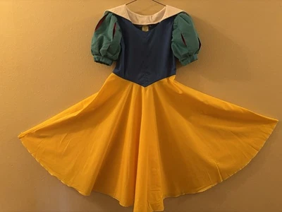 Vestido Blancanieves Niñas Años 60 70 De Colección Disfraz Halloween 6/7 Sin Capa Foto 1 de 4