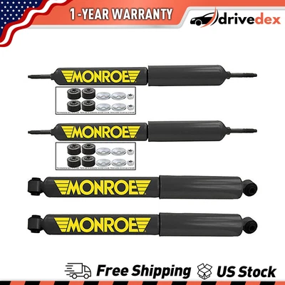 4 Amortiguadores delanteros traseros Monroe para International Harvester S1723 1980 Foto 1 de 3