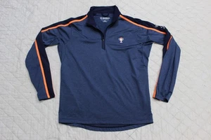 Sunice mens sz M blue long sleeve quarter zip shirt - Picture 1 of 13