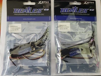 ZTW Beatles 20A SBEC G2 32Bit 5V/6V Series ESC Price is for 2. - Image 1 of 2