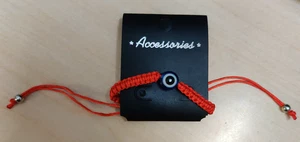 @ Pulseras ajustables Blue Evil Eye cuerda trenzada para hombre y mujer - Imagen 1 de 4