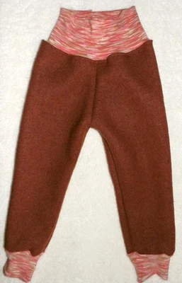 Walkhose ♥ Wollwalk Hose  ♥ Herbst - Winter ♥ Terra - Coral ♥ handmade - Bild 1 von 2