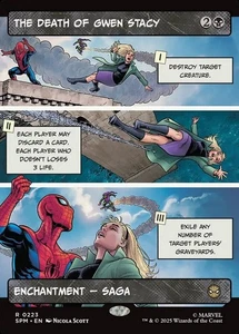 The Death of Gwen Stacy (Borderless) Marvel's Spider-Man Regular (SPM) #223 MTG - Picture 1 of 1