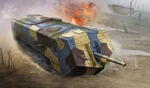 HOBBY BOSS 83859 MAQUETTE FRENCH SAINT-CHAMOND HEAVY TANK - MEDIUM 1/35 - Bild 1 von 1