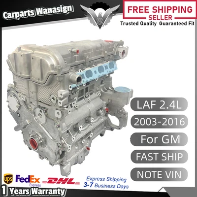 LAF Long Block Engine Assy For GMC Terrain Buick LaCrosse Chevrolet Equinox 2.4L - Image 1 of 4