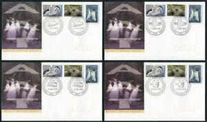 ANTARCTIC TERRITORY AAT 1993 Regional Wildlife Series 2 Base Set of 4 FDC - Picture 1 of 9