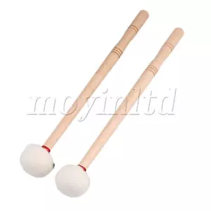 12 Inch Felt Head Wooden Handle Timpani Mallet Stick Percussion Instrument - Picture 1 of 4