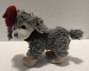 TY Attic Treasures Collezione Cheri Grigio Barboncino Cane Beanie Peluche Ritirato 1993 - Foto 1 di 5