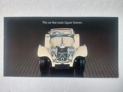 FRANKLIN MINT 1938 JAGUAR SS-100 BROCHURE PAPERWORK ONLY NO CAR Read! - Image 1 of 4