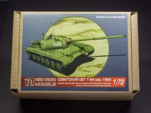 Modelos Hierro Rojo RIM72006 Soviet MBT T-64 mod. Kit modelo 1964 1/72 - Imagen 1 de 10