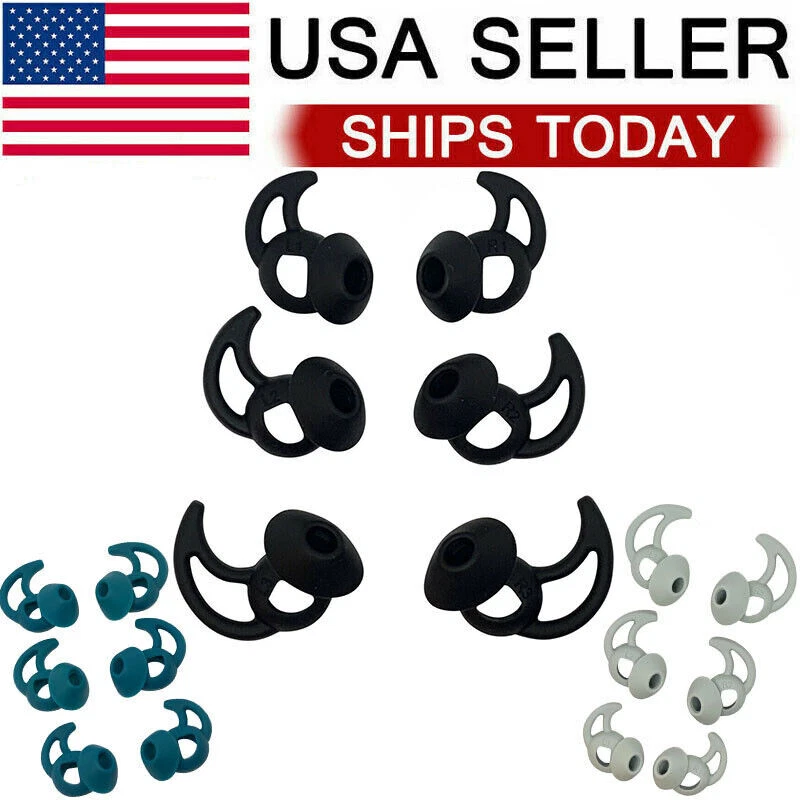 Silicone Ear Tips For Bose Quietcomfort Earbuds or Sport Earbuds Buds Headphones - Image 1 of 1