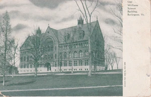 Vintage Burlington Vermont Williams Science Building 1919 Postcard UVM Campus - Picture 1 of 2